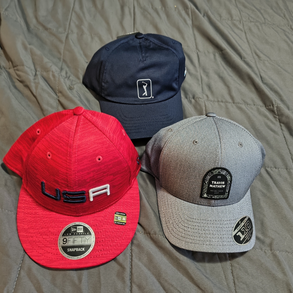 Travis Mathew Gray Snapback Cap